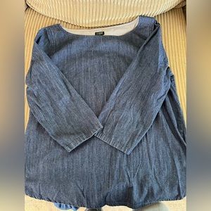 J Crew Denim Top